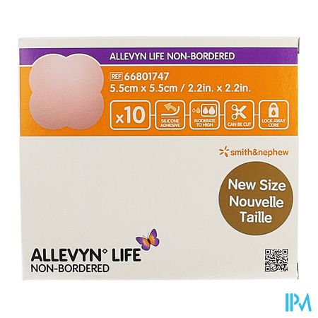 Allevyn Life Non Bordered 5,5x5,5cm 10 66801747 1