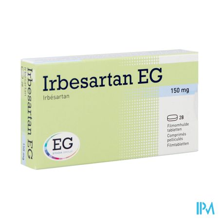 Irbesartan EG 150 Mg Comp Pell 28 X 150 Mg