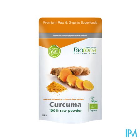 Biotona Curcuma Bio Pdr 200g