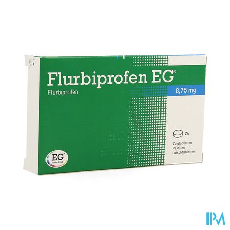 Flurbiprofen EG 8,75Mg Pastilles A Sucer 24