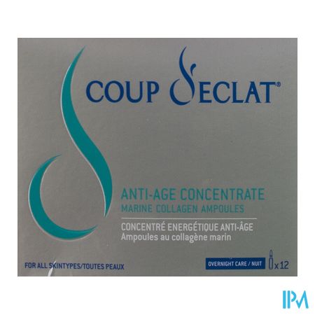 Coup D'eclat Concentre Energet. A/age Amp 12x1ml 3