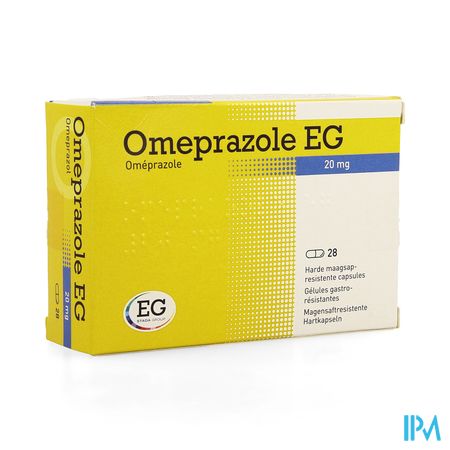 Omeprazole EG 20Mg Caps Maagsapresist Blis 28X20Mg