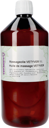 Sjankara Vetyver Synergie Massageolie 1000ml 1