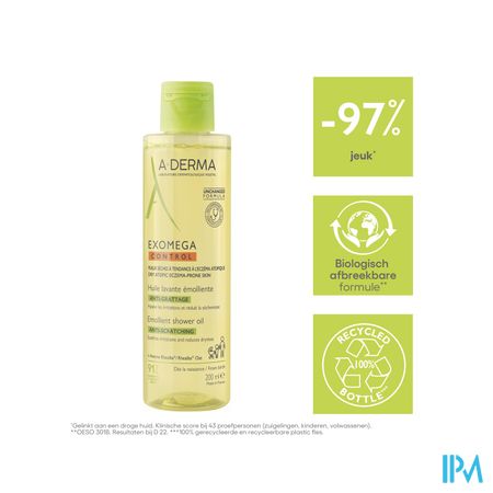 Aderma Exomega Control Emolierende Wasolie 200ml 17
