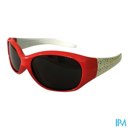 Eureka Care Lunette Sol.enf.boul.rouge Blanc 4-12a