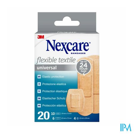 Nexcare 3m Flexible Textile Universal Strips 20