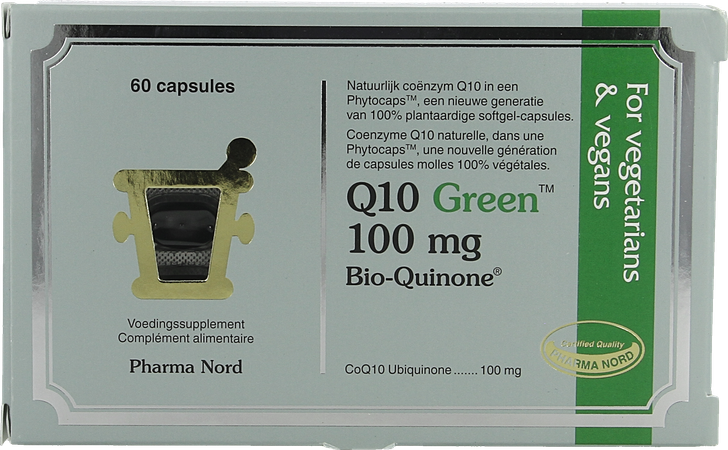 Q10 Green 100mg Soft V-caps 60