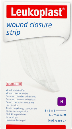 Leukoplast Wound Closure Strip 6x75mm 6 2