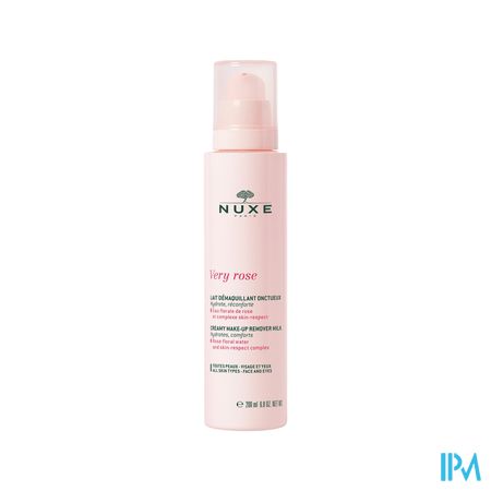 Nuxe Very Rose Lait Demaq Onctueux 200ml Nf