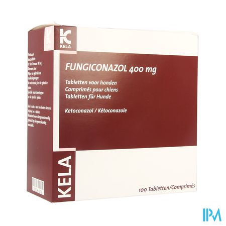 Fungiconazol Ketoconazol 400mg Hond Tabl 100