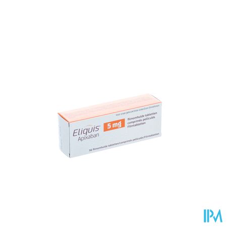 Eliquis 5,0mg Filmomh Tabl 56 X 5mg