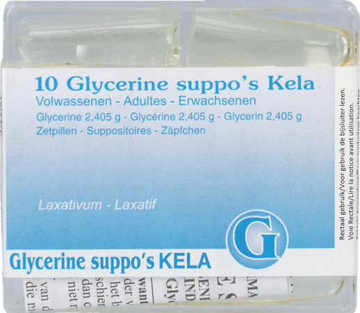 Glycerine Kela Pharma Supp Ad 10 2