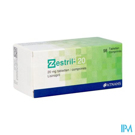 Zestril 20mg Tabl 98