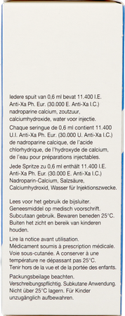 Fraxodi Amp Ser 10x0,6ml - 11.400 Ui/ie 6