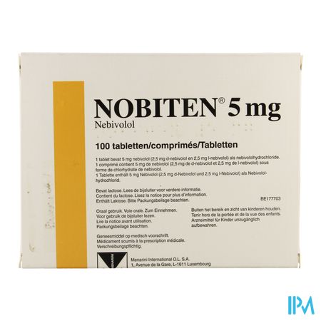 NOBITEN 100 COMP 5 MG UD 1