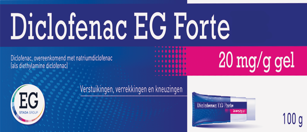 Diclofenac EG Forte 20Mg/G Gel Tube 100G 2