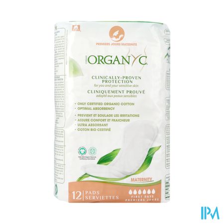 Organyc Serviette Maternite Premiers Jours 12