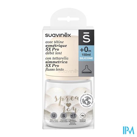Suavinex Spread Joy Bottle Silic.s Flow150ml Haert 1