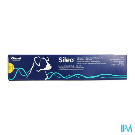 Sileo 0,1mg/ml Gel Oromucosal Chien 3ml 3