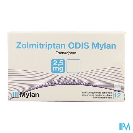 Zolmitriptan Odis Viatris 2,5mg Comp Orodisp. 12 2