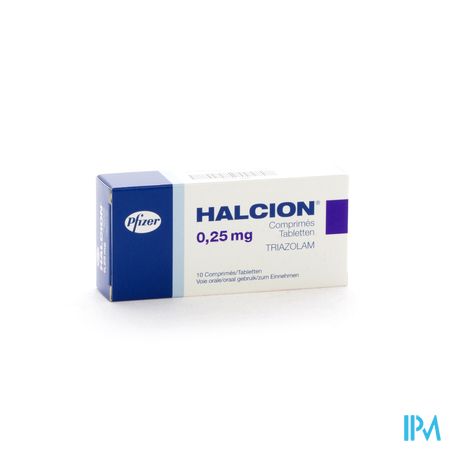 Halcion Tabl 10 X 0,250mg