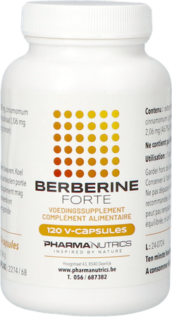 Berberine Forte V-caps 120 Pharmanutrics 3