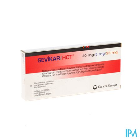 Sevikar Hct 40mg/5mg/25mg Filmomh Tabl 28