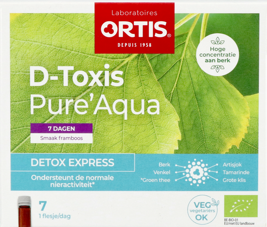 D Toxis Pure Aqua Framboos 7x15ml 4