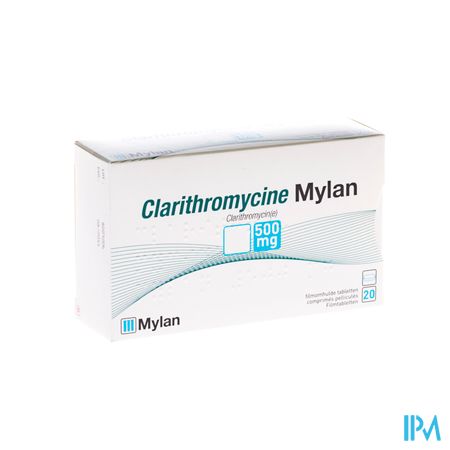 Clarithromycine Viatris 500mg Comp Pell 20 2