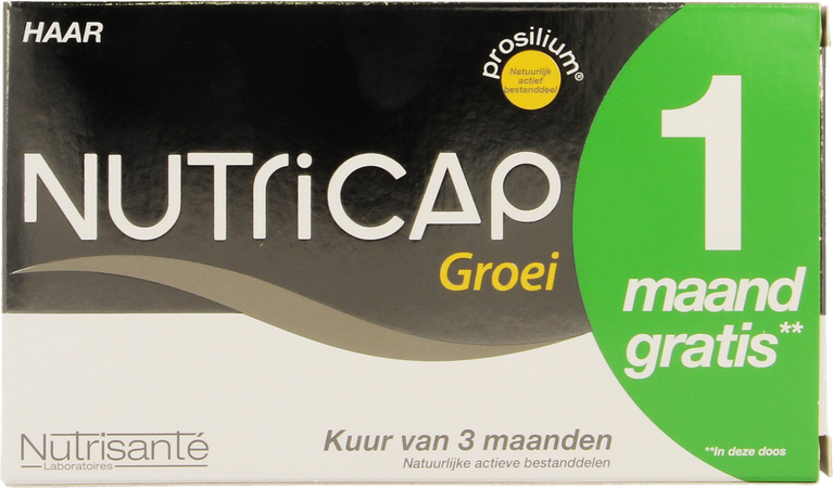 Nutricap Haaruitval 3mois+1grat.gel 120+60 Promo 4