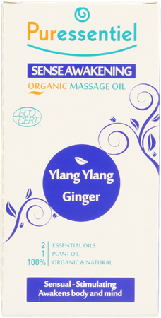 Puressentiel Mass.olie Ylang Ylang-gember Bio100ml 2