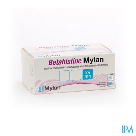 Betahistine Viatris 24mg Comp100