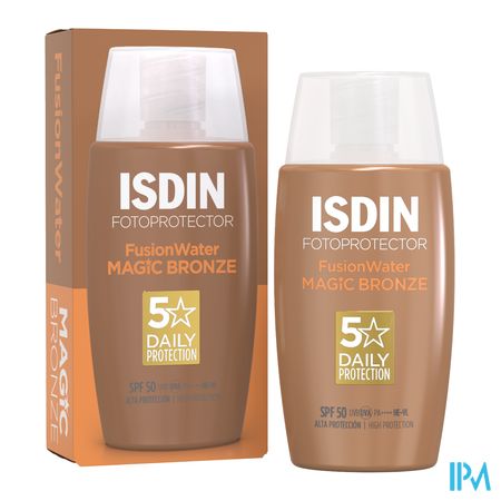 Isdin Fotoprotector Fusion Water Bronze Ip50+ 50ml 7