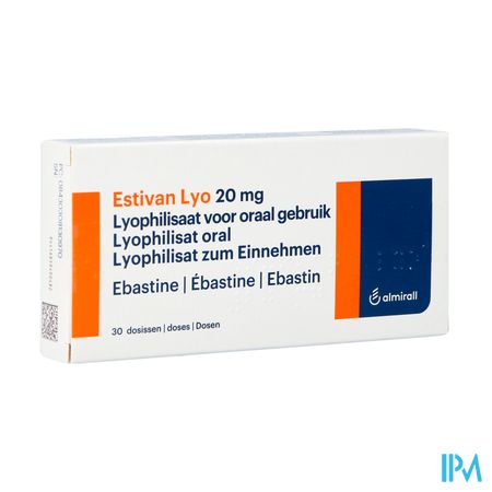 Estivan Lyo 20mg Dos Lyo 30 X 20mg