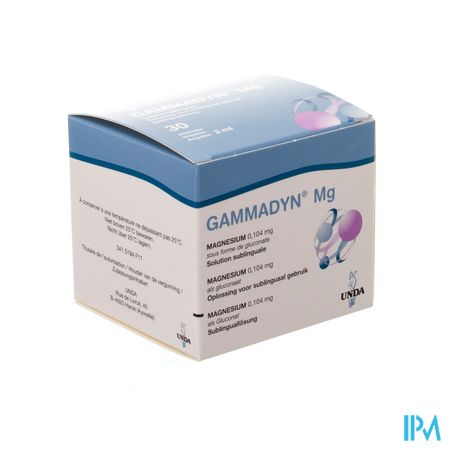 Gammadyn Amp 30 X 2ml mg Unda