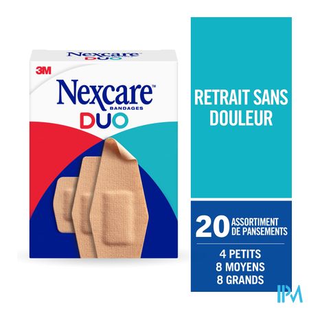 Nexcare 3m Duo Pansement Assortiment 20 21