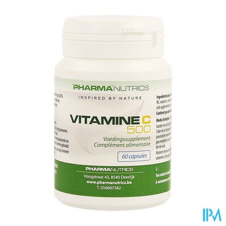 Vit C 500 V-caps 60 Pharmanutrics