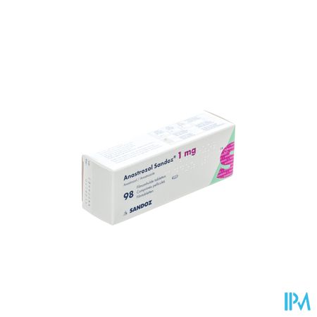 Anastrozol Sandoz 1mg Filmomh Tabl 98 X 1mg