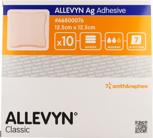 Allevyn Pans Adh Hydrocel. 12,5x12,5cm 10 66800010 2