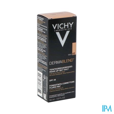 Vichy Fdt Dermablend Fluide 45 Gold 30ml