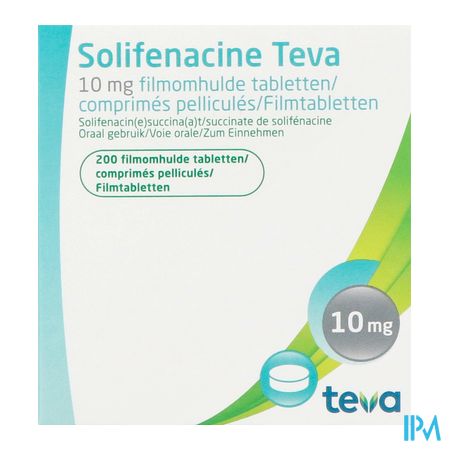 Solifenacine Teva Comp Pell 2 X 100 X 10mg 1