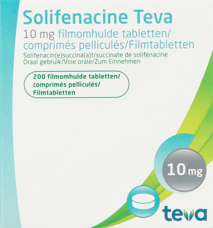 Solifenacine Teva Filmomh Tabl 2 X 100 X 10mg 1