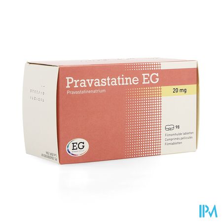 Pravastatine EG Comp 98X20Mg