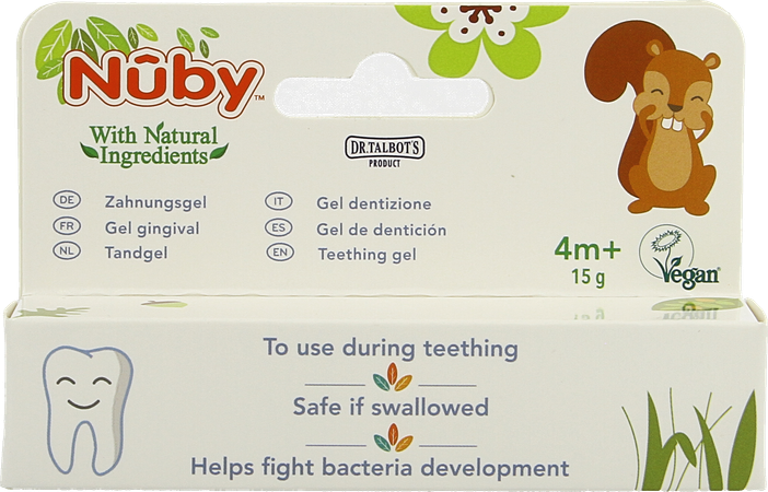 Nuby Tandgel 4m+ 15g 2