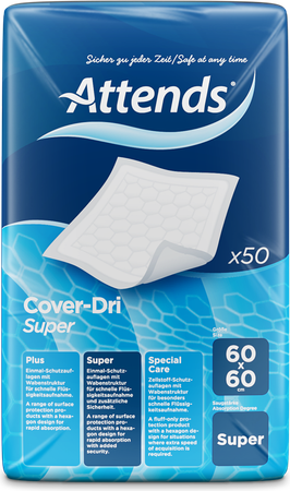 Attends Cover Dri Super Onderleg Nf 60x 60cm 1x50 5