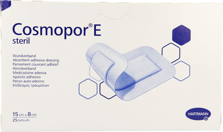 Cosmopor E Latexfree 15x8cm 25 P/s 2
