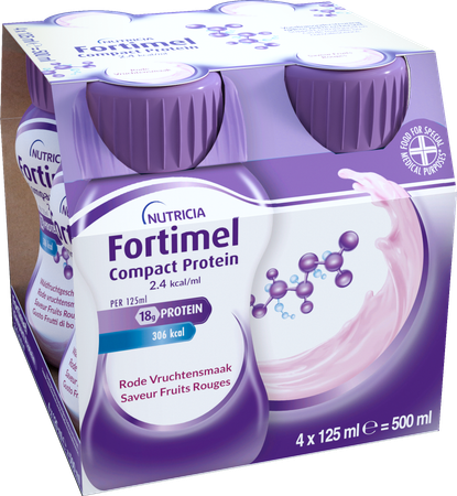 Fortimel Compact Protein 2.4kcal F.foret 4x125ml 4