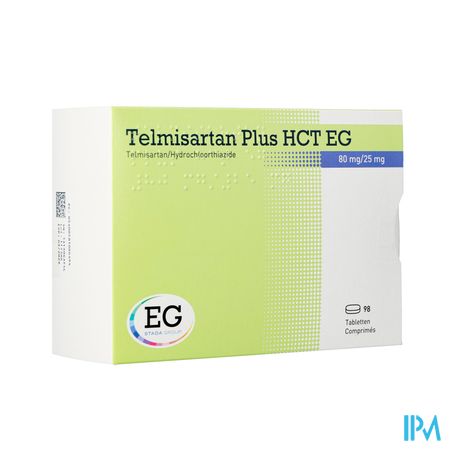 Telmisartan Plus Hct EG 80Mg/25 Mg Tabl  98