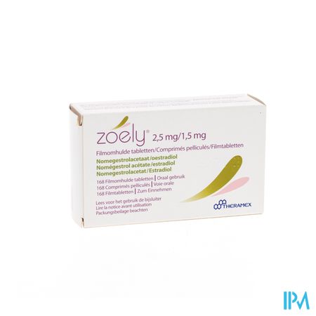 Zoely 2,5mg/1,5mg Filmomh Tabl 168