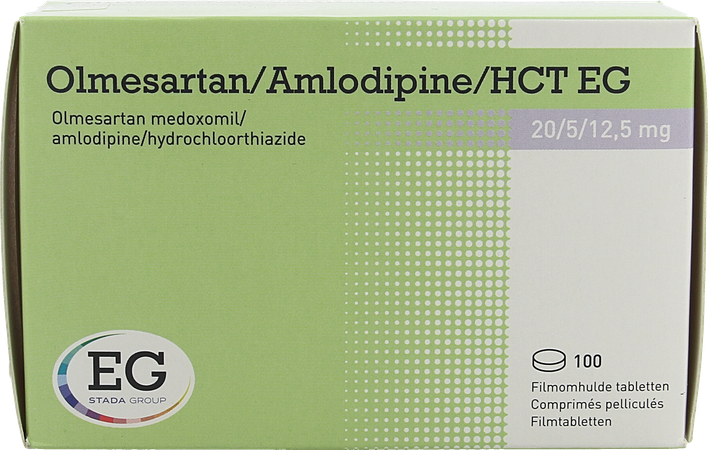 Olmesartan/Amlodipin/Hct EG 20/ 5/12,5 Filmtabl100 1